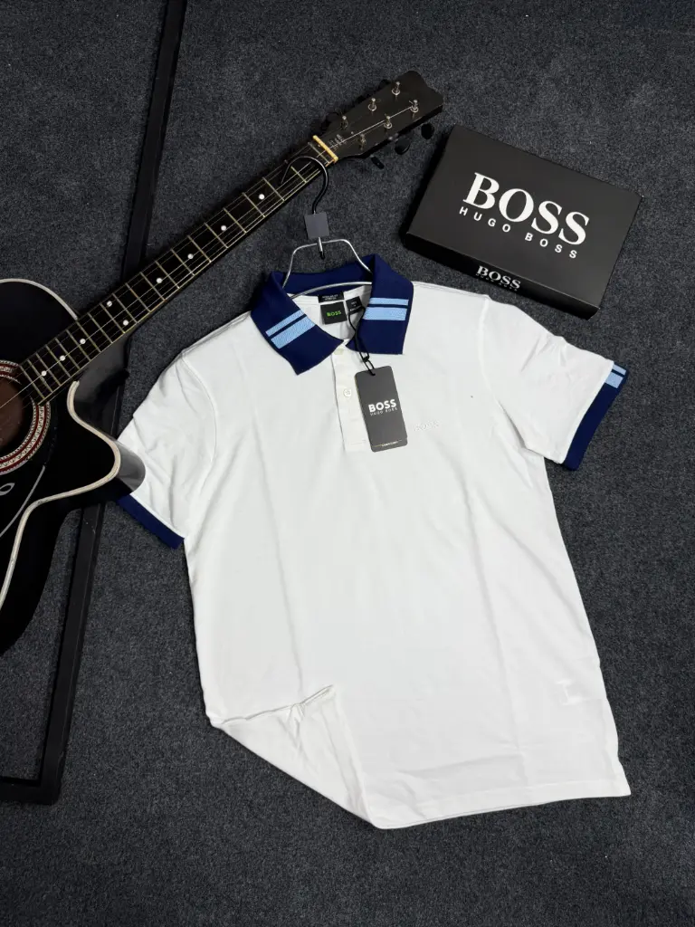 𝗜𝗻𝘁𝗲𝗿𝗻𝗮𝘁𝗶𝗼𝗻𝗮𝗹 𝗕𝗿𝗮𝗻𝗱𝗲𝗱 𝗣𝗿𝗲𝗺𝗶𝘂𝗺 Boss White 𝗣𝗼𝗹𝗼 𝗦𝗵𝗶𝗿𝘁