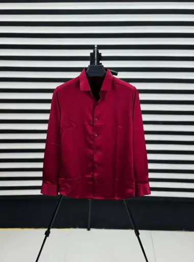 Solid Indina Fabric Shirt 🔥 Party shirt